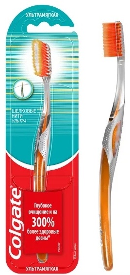 Colgate Шелковые нити ультра зубная щетка ультрамягкая 1 шт