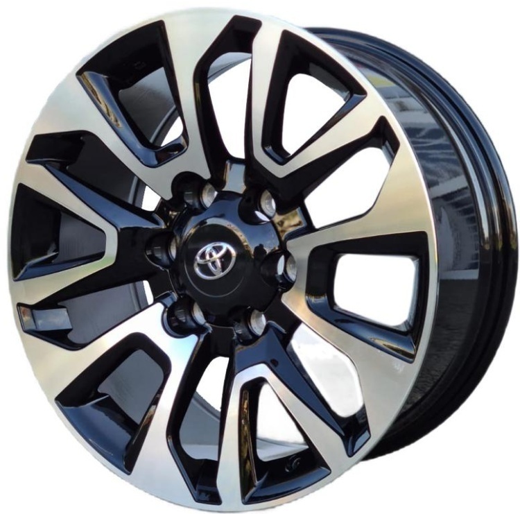 Kipardo 6596 8x18/6x139.7 D106.1 ET25 черный, серебристый