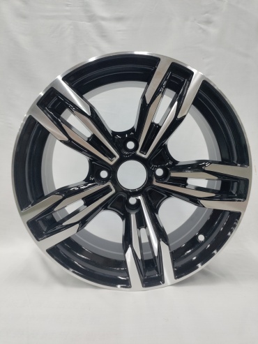LKN 127 6.5x16/4x114.3 D67.1 ET35 4 диска черный, серебристый