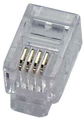 Коннектор RJ11 , 10 шт