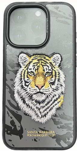 Чехол Santa Barbara Polo & Racquet Club для Apple iPhone 15 Pro рисунок
