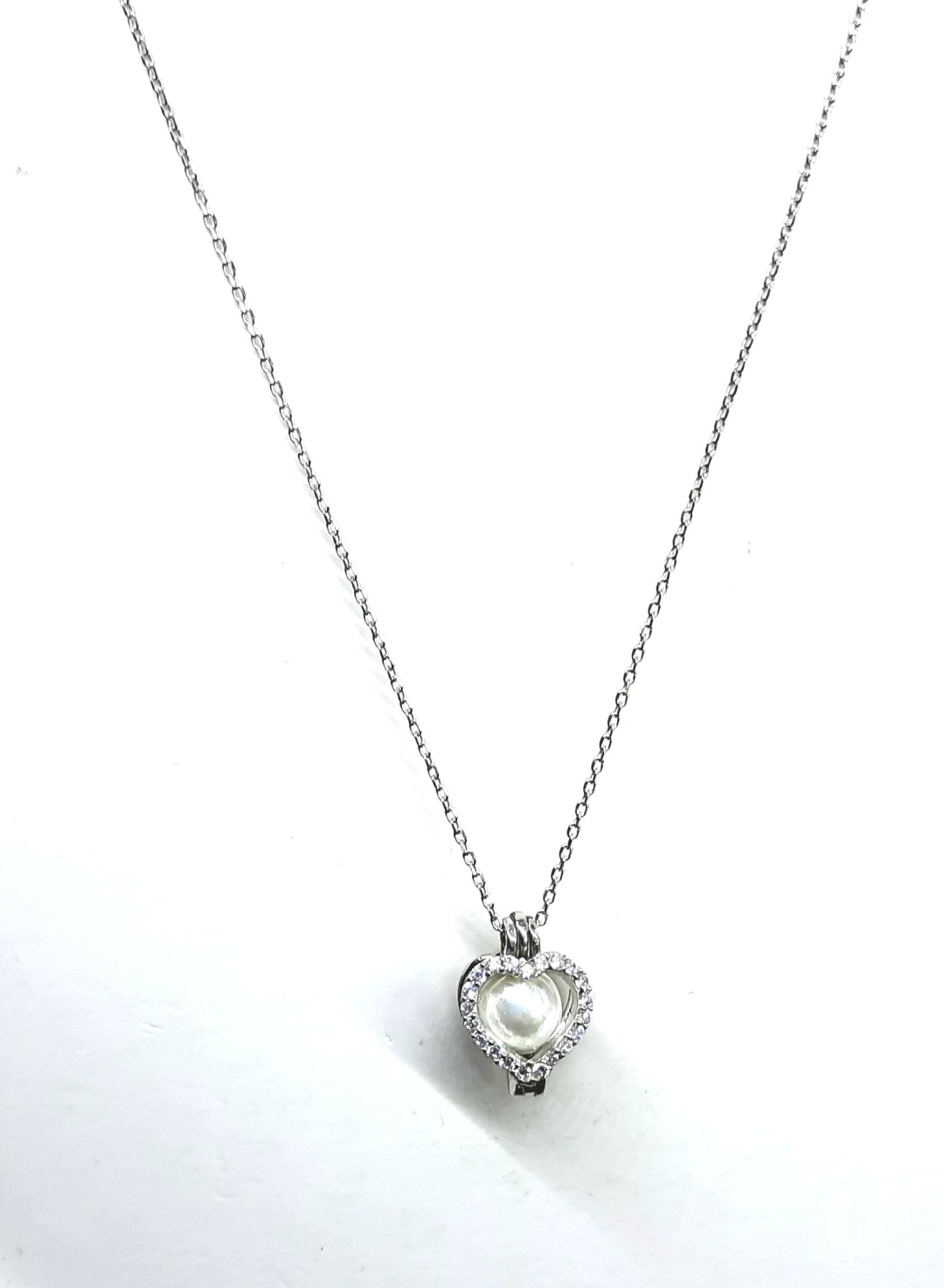Колье Dorissa Silver 45566611 длина 40 см вес 4.3 г серебро, фианит