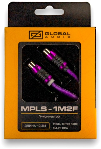 Global Audio разветвитель Межблочный кабель Global Audio MPLS-1M2F 1 шт