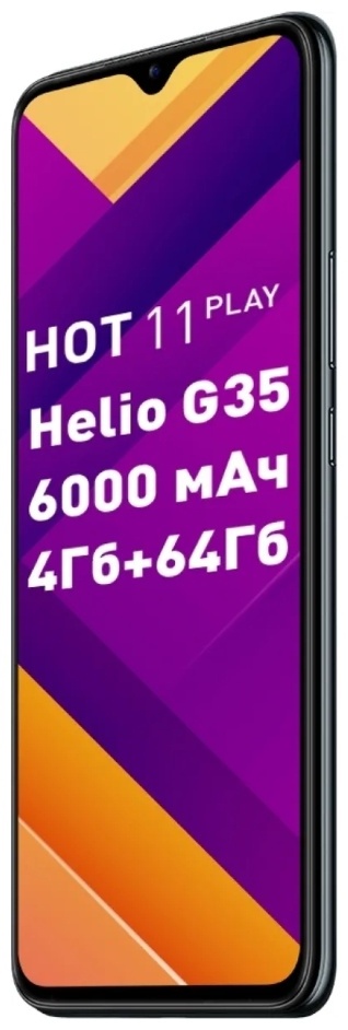 Смартфон Infinix Hot 11 Play 4 ГБ/64 ГБ золотистый