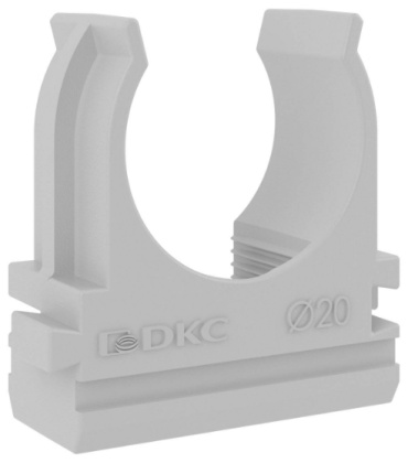 DKC крепеж-клипса для труб 51020M 100 шт, пластик