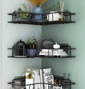 Полка 30308960_448187095, 36х26x26 см, черный