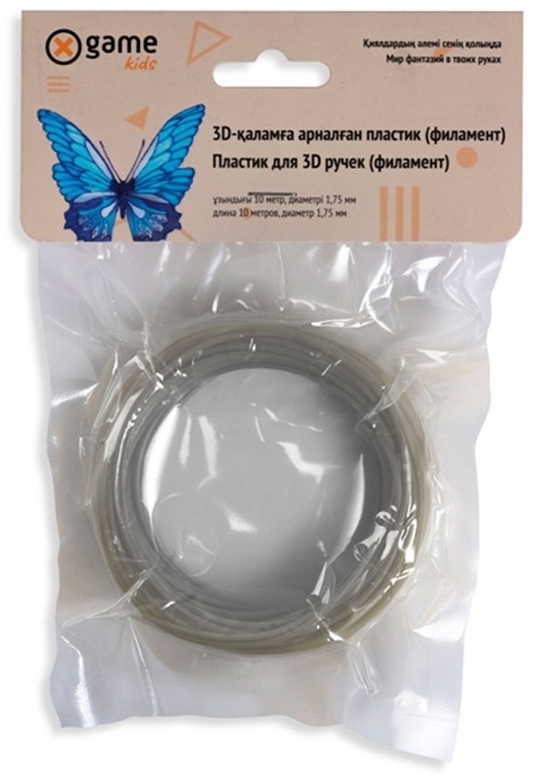 Картридж X Game kids PLA-Silver-10 серый