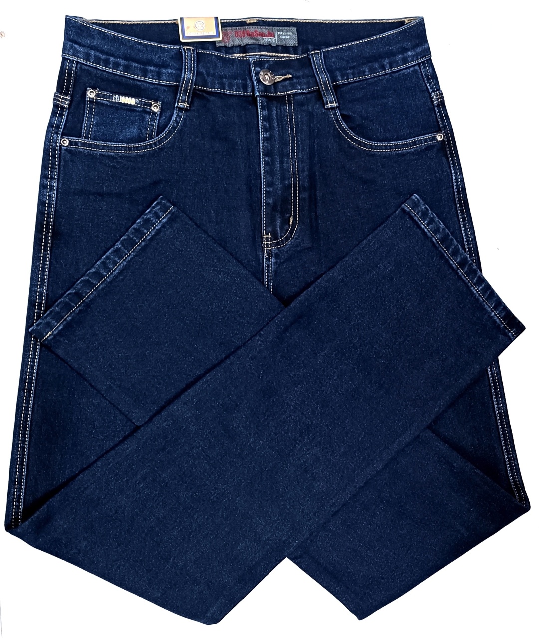 Джинсы прямые Denim синий