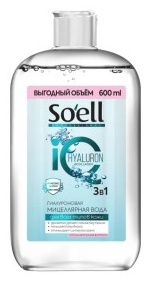 Soell Hyaluron Collagen мицеллярная вода 600 мл