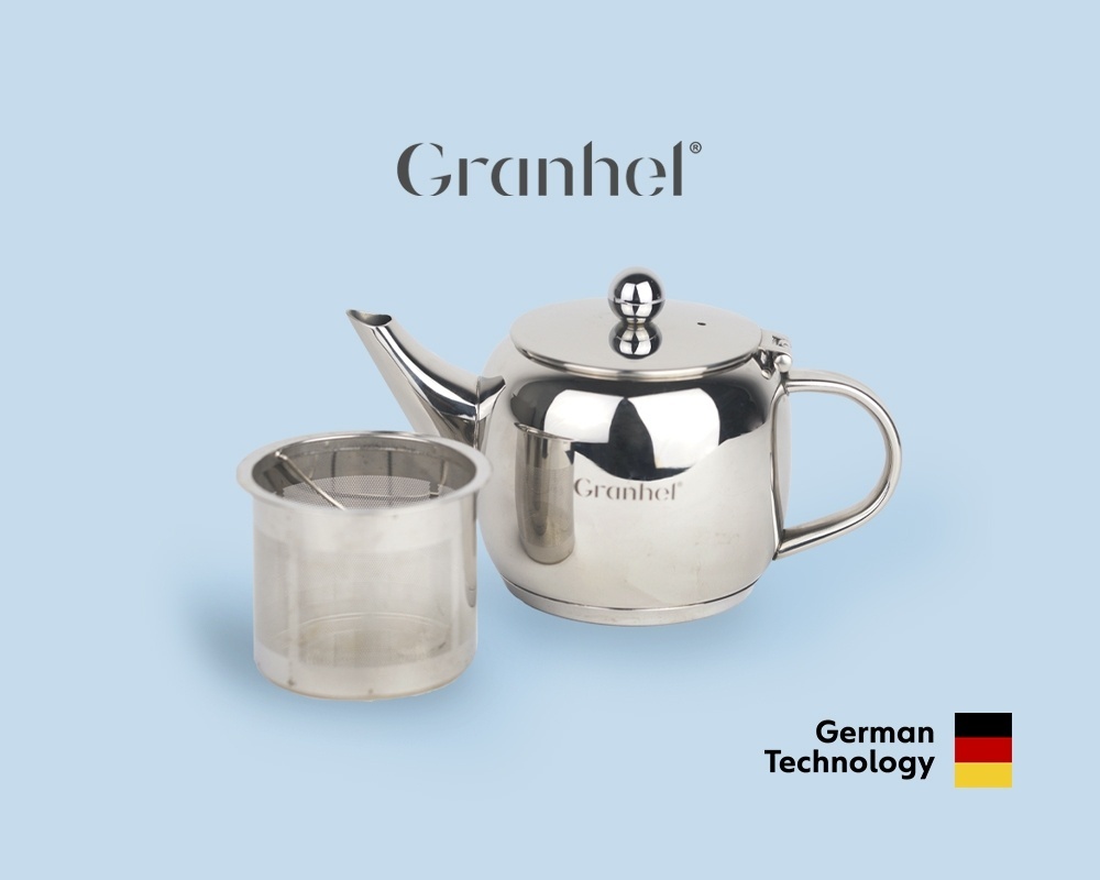 Чайник Granhel Stainless steel 18/10 0.6 л, нержавеющая сталь