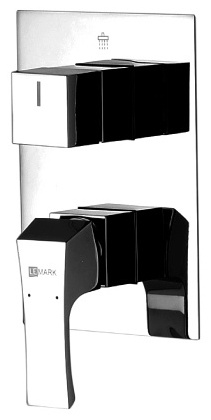 Смеситель для ванны с душем Lemark Unit LM4527C, однозахватный