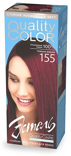 ESTEL PROFESSIONAL Quality Сolor 155 темная вишня гель-краска 115 мл