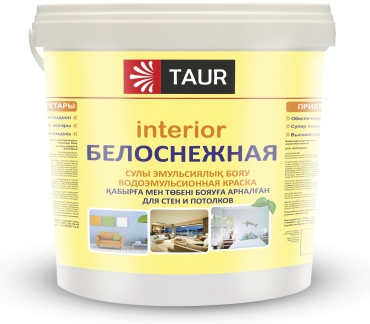 Taur акриловая Interior 10 кг, белый цвет