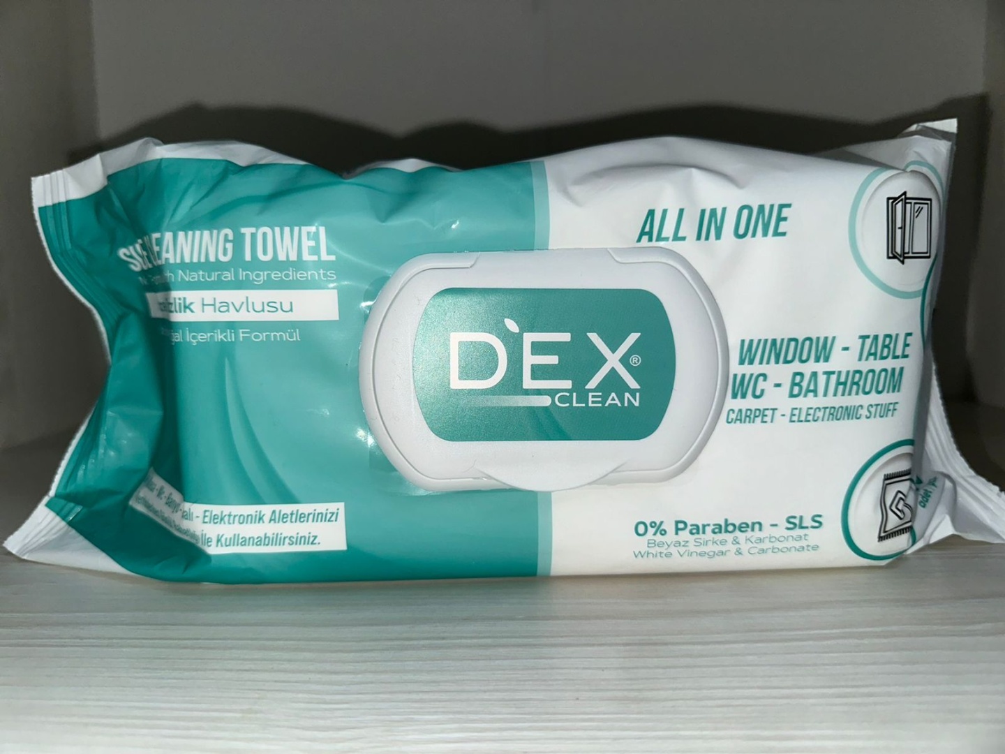 Влажные полотенца Dex Clean surface cleaning towel 100 шт