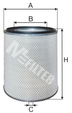 MFILTER Воздушный Фильтр A523