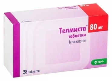 Телмиста таблетки 80 мг 28 шт