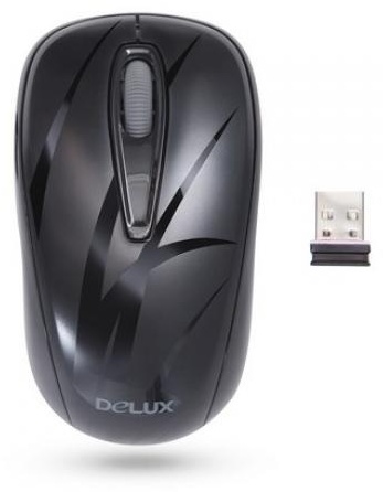Мышь Delux DLM-107OGB черный