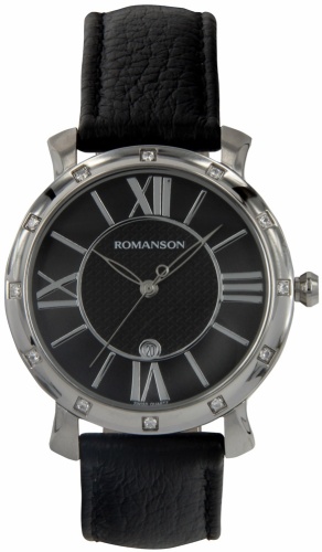 Кварцевые ROMANSON TL 1256 Q LW(BK) нержавеющая сталь