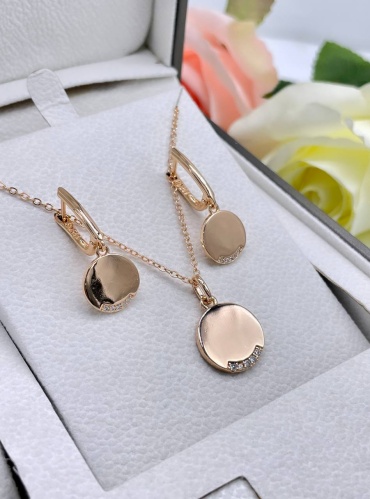 Fallon jewellery медицинское золото, фианит