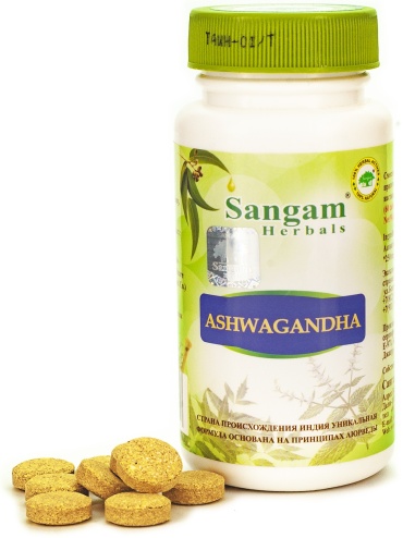 Sangam Herbals Ашваганда 750 мг 60 таблеток