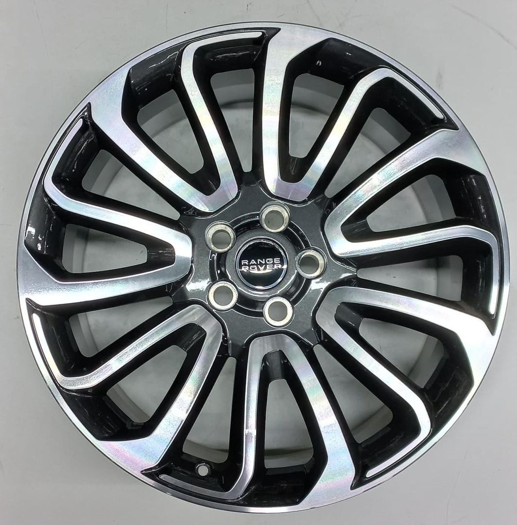 Range Rover 701 9.5x21/5x120 D72.6 ET49 черный, серебристый