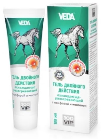 VEDA Охлаждающе-разогревающий с камфорой и ментолом 100 мл