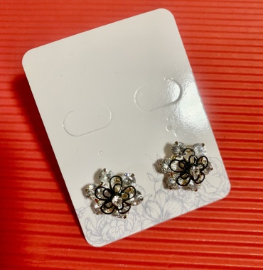 Серьги Accessories медицинская сталь, кристалл