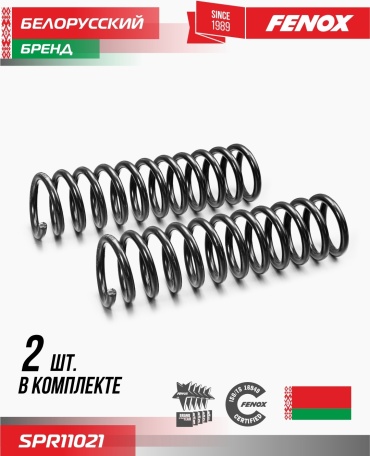 FENOX пружина задней подвески SPR11021