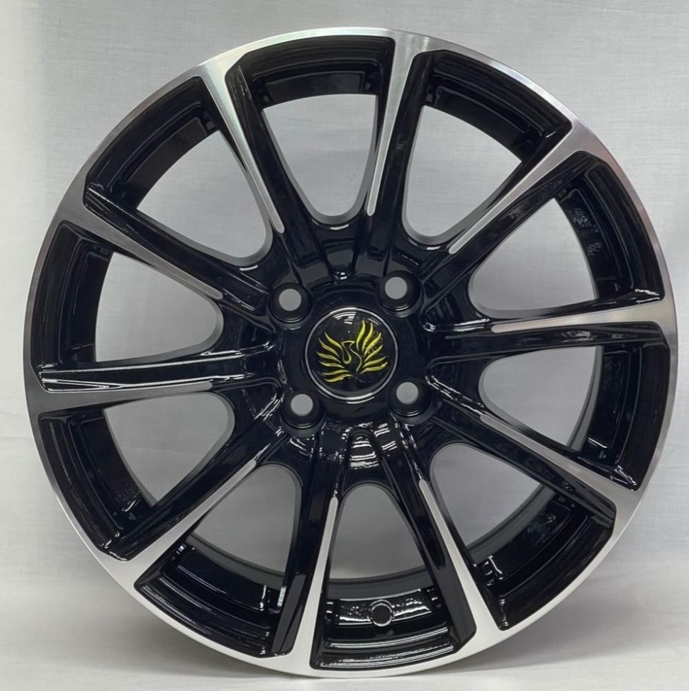DWS 1217 6.5x15/4x100 D67.1 ET35 черный, серебристый