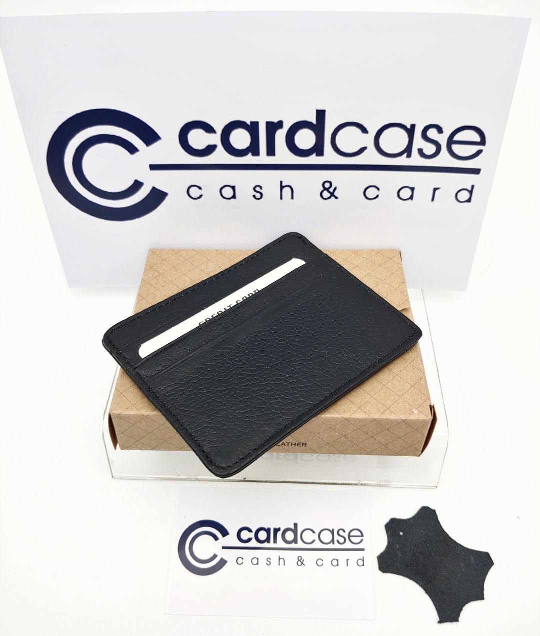 Картхолдер CARDCASE натуральная кожа черный