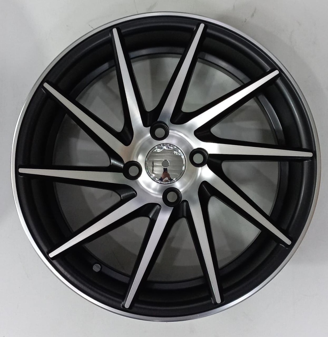 Auher R1042-16 7x16/4x100 D73.1 ET35 черный, серебристый
