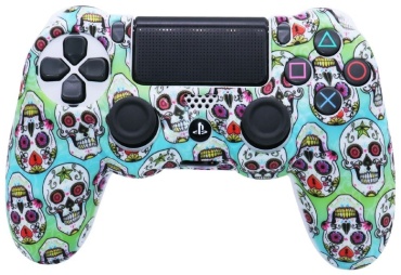 Чехол Dualshock 4 Череп мультиколор