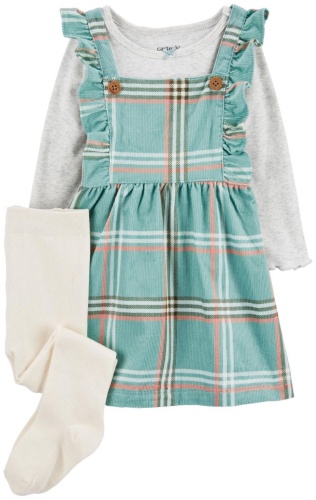 Комплект Carters серый, розовый, бирюзовый