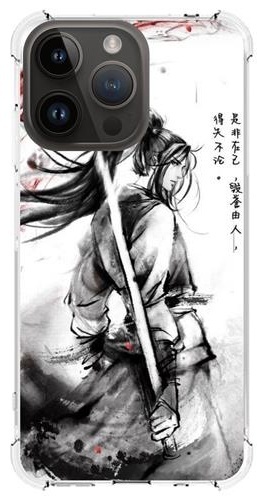 Чехол Qeeca для Apple iPhone 15 Pro Max рисунок