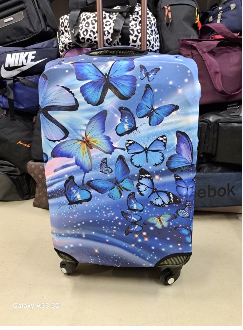 LUGGAGE COVER большой (до 100 л) синий