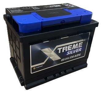 XTREME 239962 Silver 60 Ач обратная