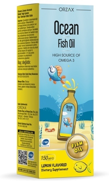 Купить Ocean Fish Oil Syrup масло 150 мл Лимон в Алматы – Магазин на ...