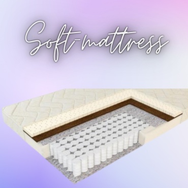 Матрас Soft-mattress Unilateral season, 130x180x20 см