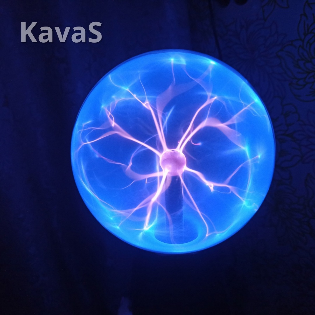 KavaS декоративный светильник настольный NikolaTesla 20sm, разноцветный