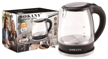 Электрочайник SOKANY SK-613 черный