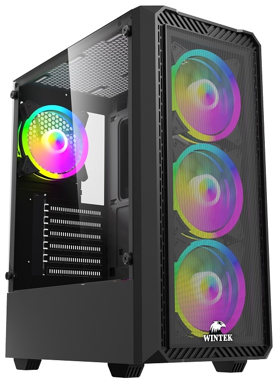 Корпус Wintek LC MUSSON 8020-B TG черный