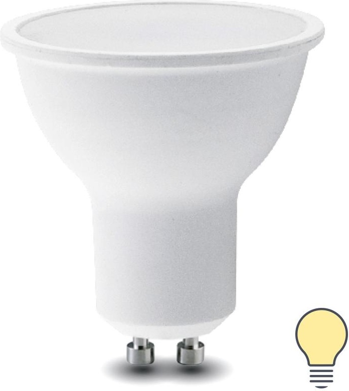 Lexman 6W GU10, светодиодная, теплый белый