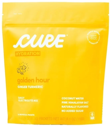 CURE HYDRATION Daily Electrolyte Mix Имбирь-уркума 125 г