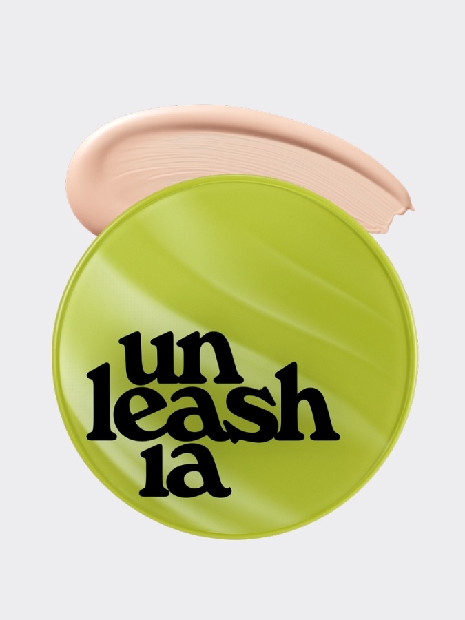 Unleashia Satin Wear Healthy Green кушон 18C Seashell 15 г