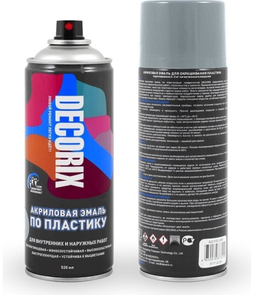DECORIX эмаль 0117-22 DX тон серый, 520 мл