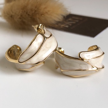 Серьги TATI Collection медь, эмаль
