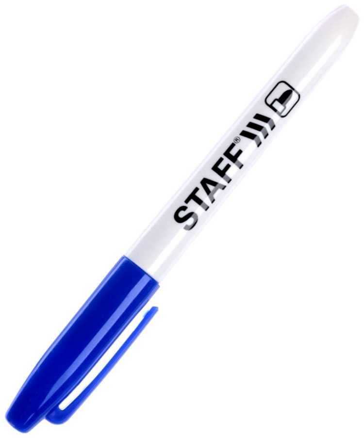 Купить Маркер STAFF 151094, 1 шт, 2.5 мм, синий в кредит в Алматы ...