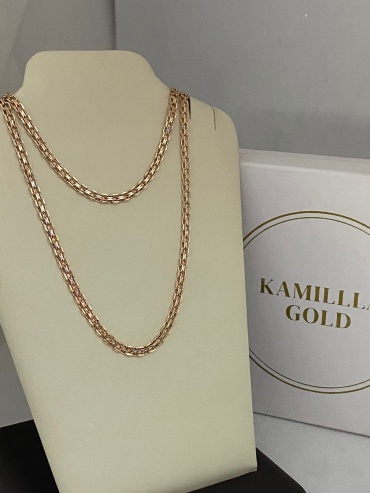 KAMILLLA GOLD KG-XW2J0Q24MET2219 длина 50 см, вес 3.69 г золото, плетение фантазийное