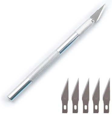 Нож-скальпель Дизайн74 NM5 серебряный