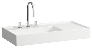 Раковина Laufen 8103380001041 накладная прямоугольная 90х46 см, фарфор